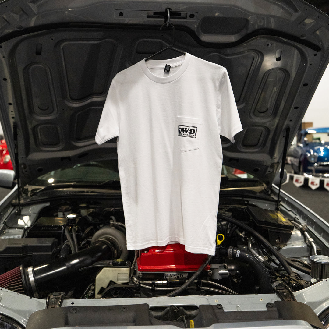 DWD Plate Tee - WHITE - Men's